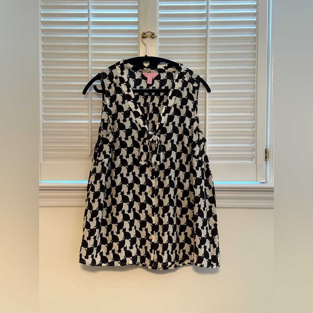 Lilly Pulitzer Raleigh Top, size small.